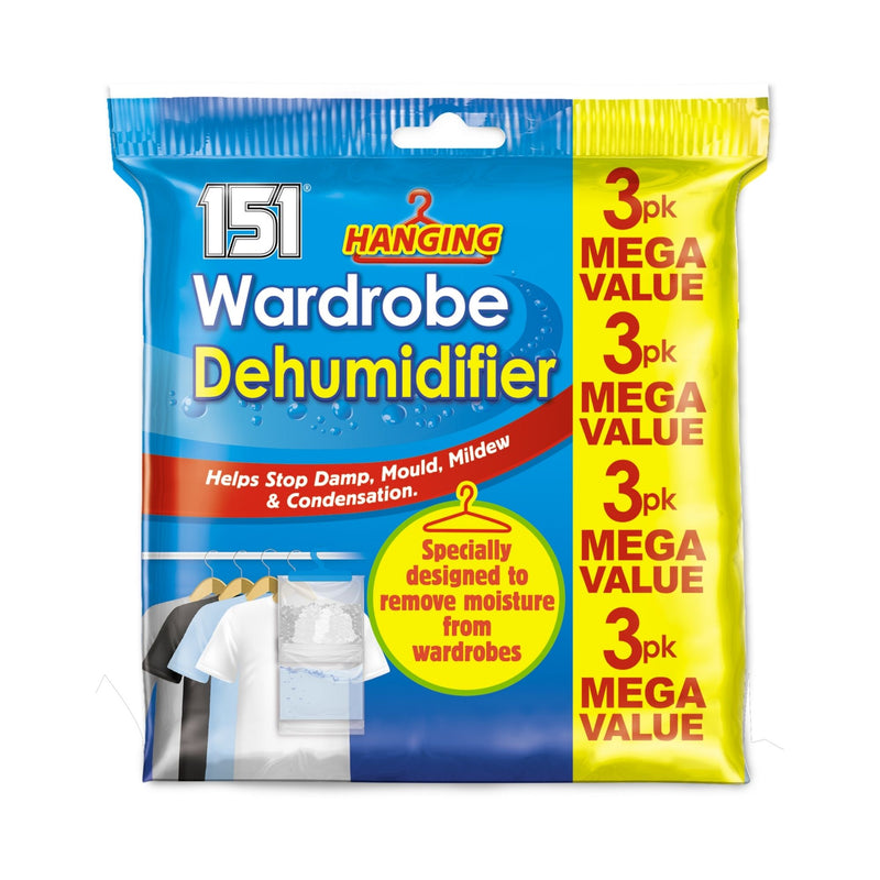 Wardrobe Dehumidifier 3 Pack