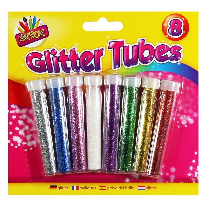Art Box Assorted Glitter Tubes