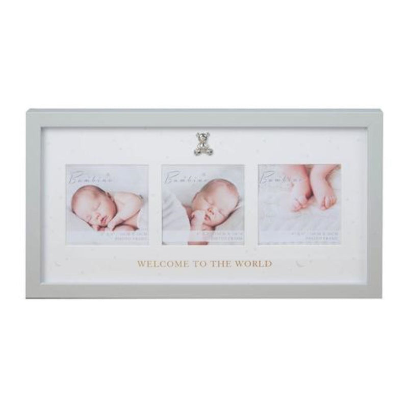 Bambino Baby Welcome To The World Photo Frame 4" x 4"