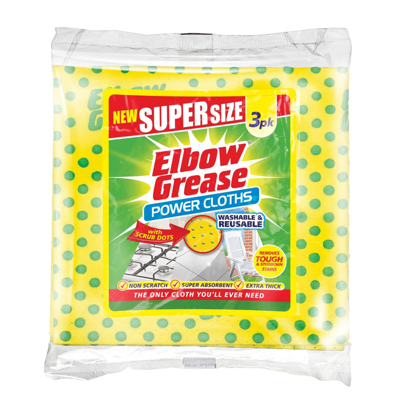 Elbow Grease Supersize Power Cloths 3 Pack