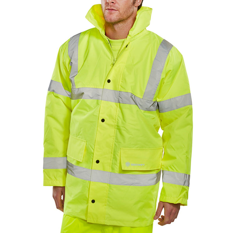 Hi Vis Constructor Jacket Yellow