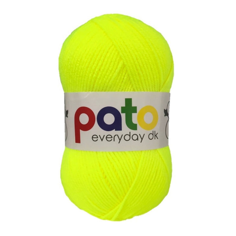 Cygnet Everyday DK Pato Wool Neon Yellow