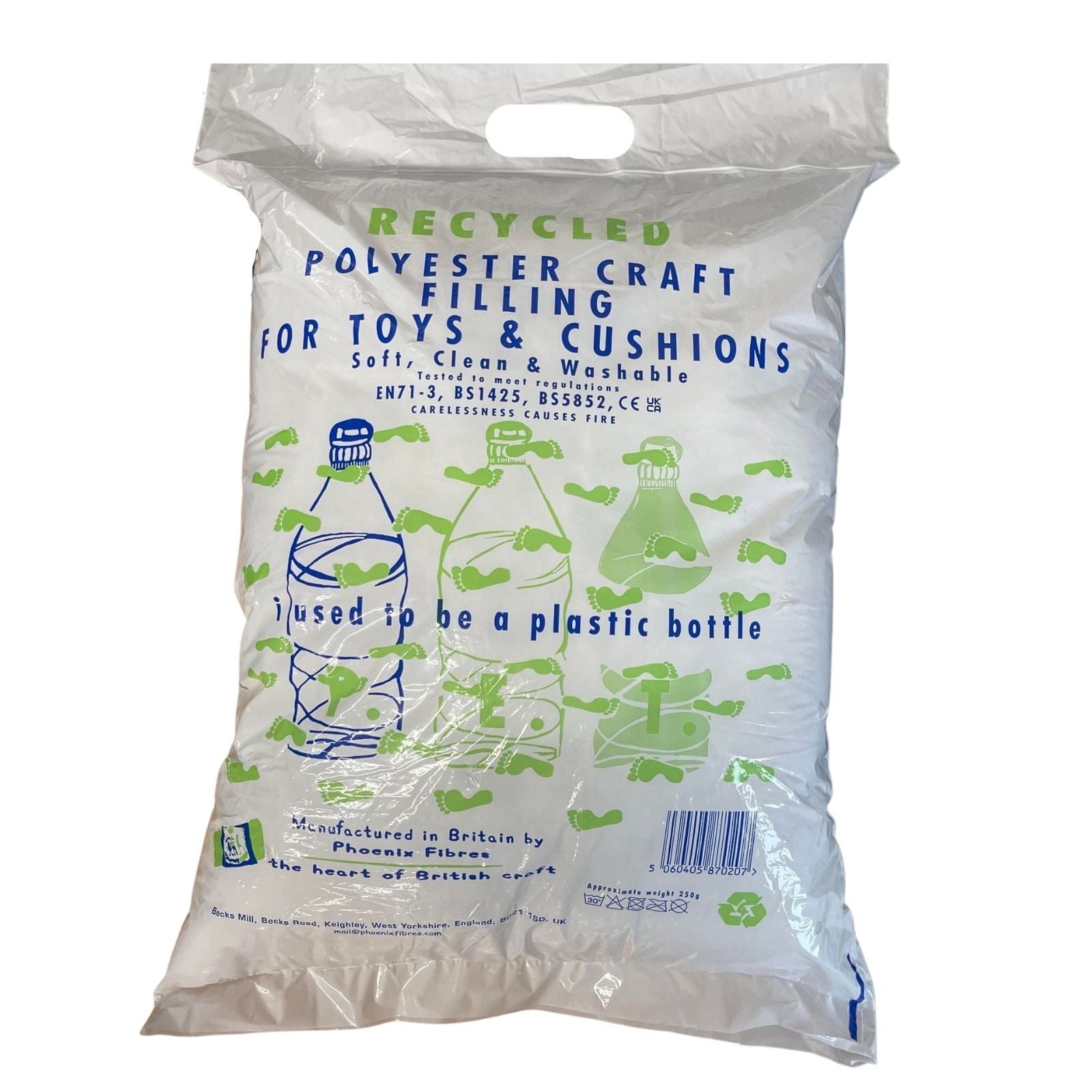 Recycled Polyester Craft Filling 250g The Spotty Bag Shop