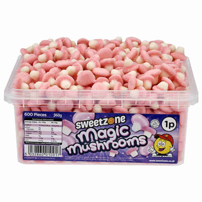 Sweetzone Magic Mushrooms Foam Sweets Tub