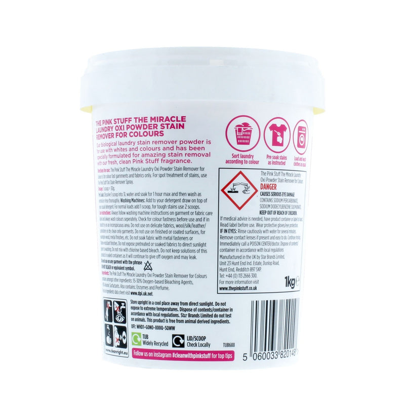 The Pink Stuff Miracle Laundry Oxi Stain Remover Powder
