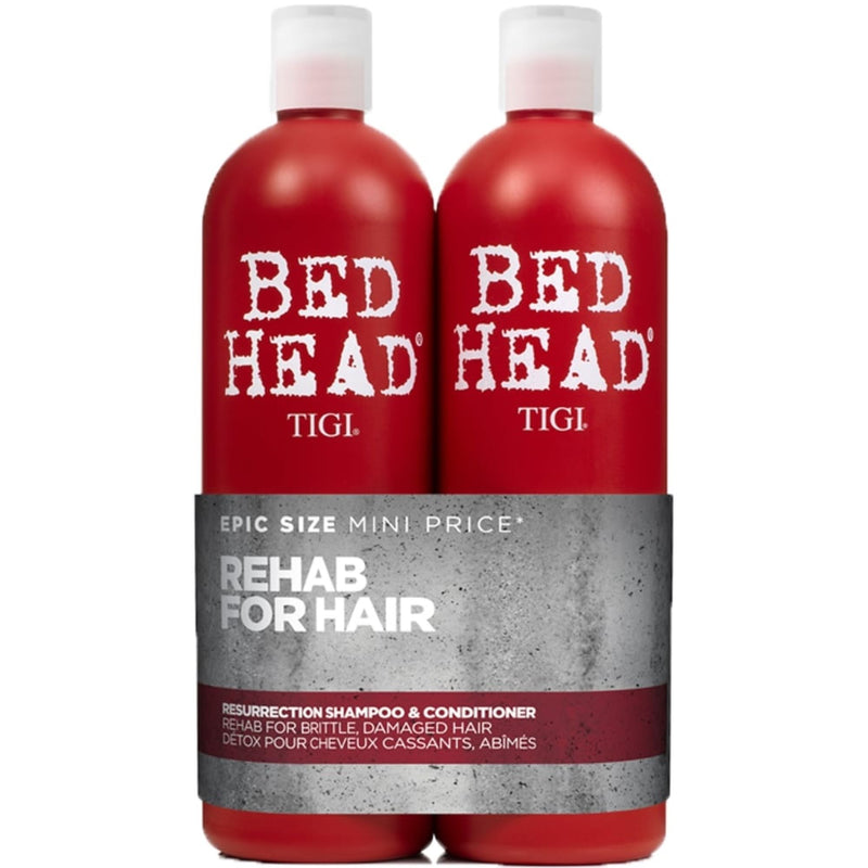 Bed Head Rehab for Hair Resurrection Shampoo and Conditioner 2 x 750ml