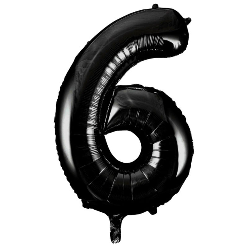 Giant Foil Number Balloon 34" Black