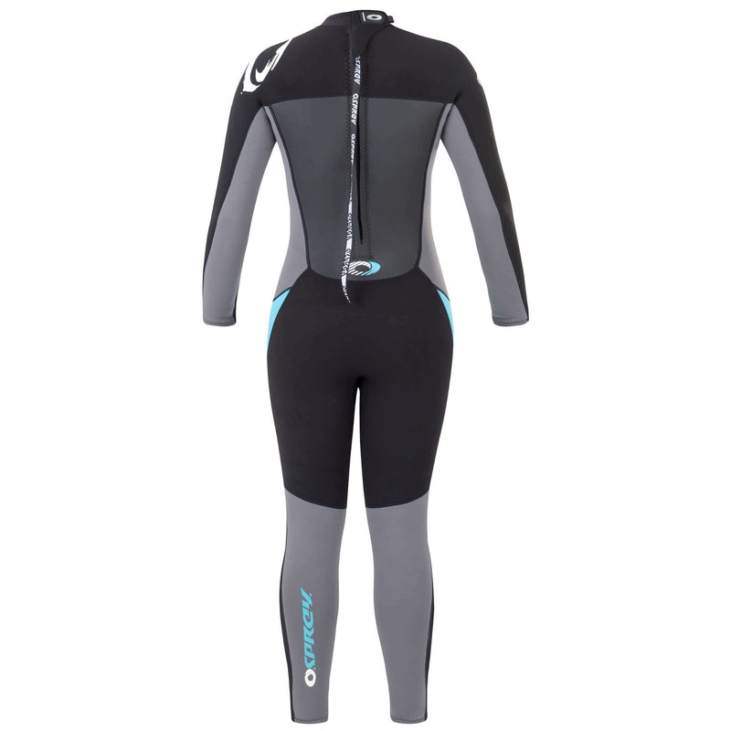 Osprey Ladies Full Length Wetsuit with Blue Grey and Black 3mm