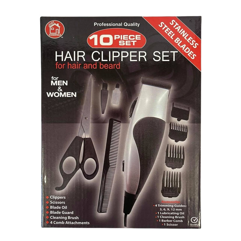 10 Piece Hair Clipper Set