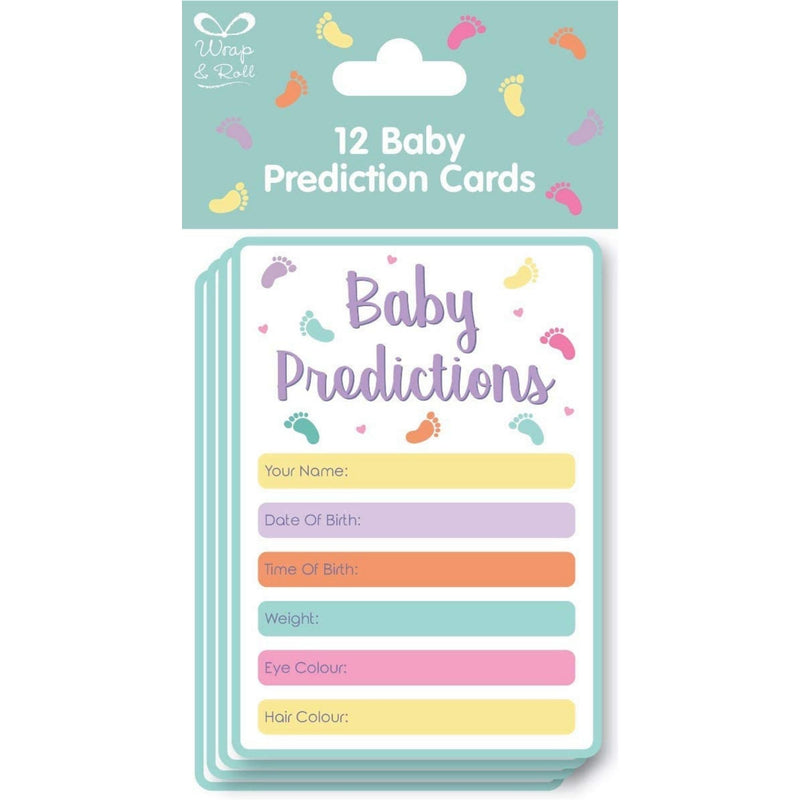 Baby Prediction Baby Shower Game Cards