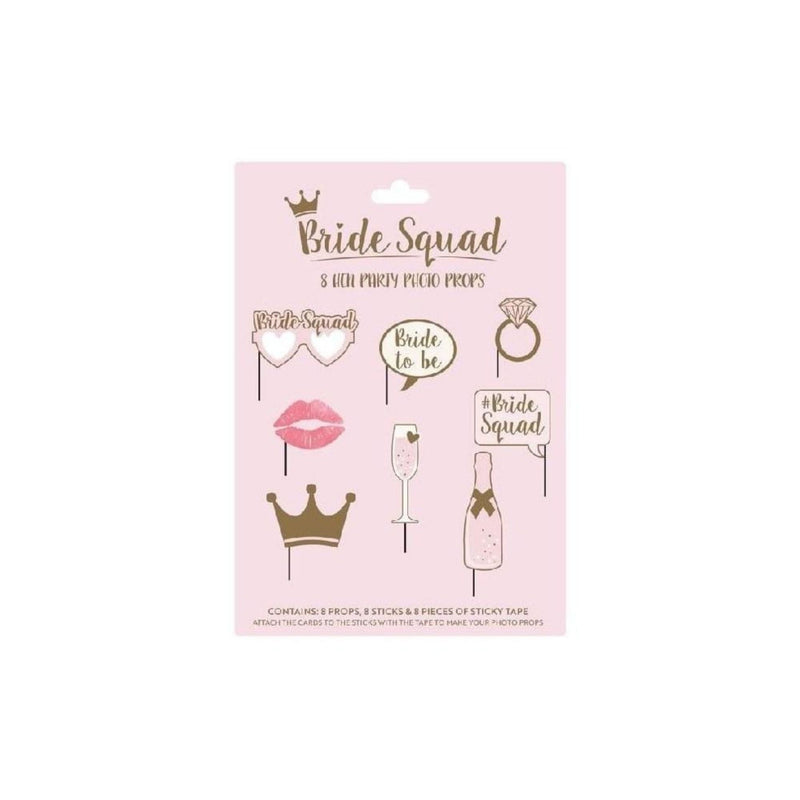 Bride Squad Hen Party Photo Booth Props