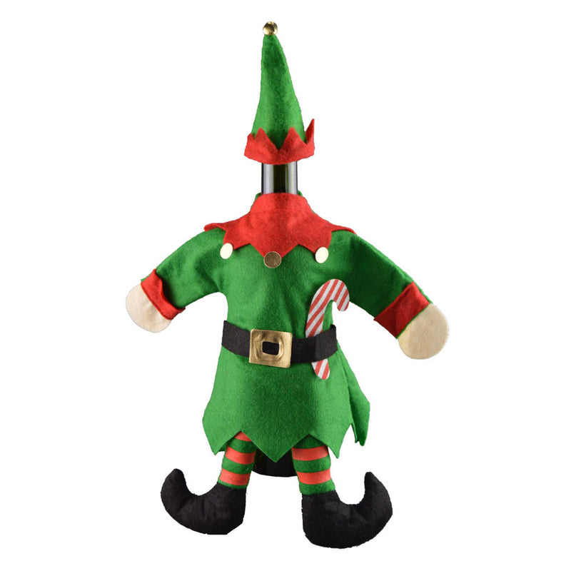 Elf Christmas Bottle Cover