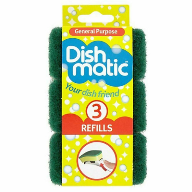 Dishmatic Handle Sponge Refills