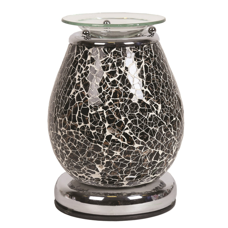 Electric Touch Wax Melt Burner Black Mosaic