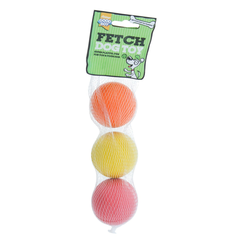 Good Boy Fetch Sponge Balls Dog Toy