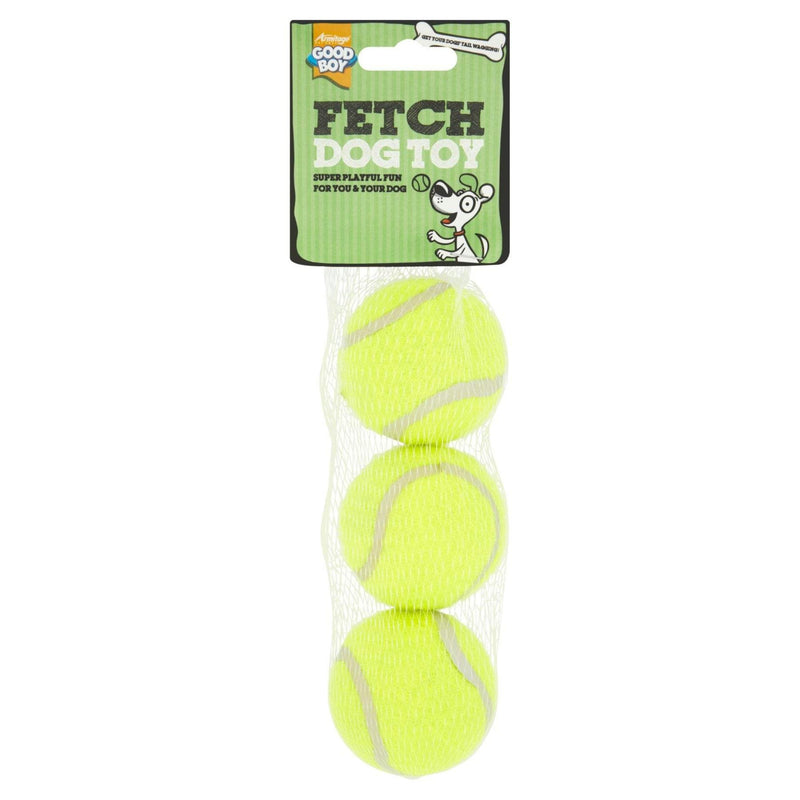 Good Boy Fetch Tennis Balls Dog Toy