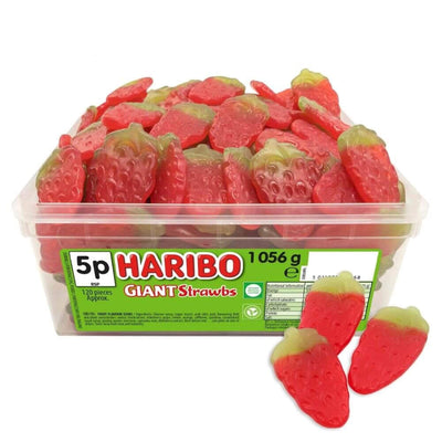 Haribo Sweet Tubs Giant Strawberries