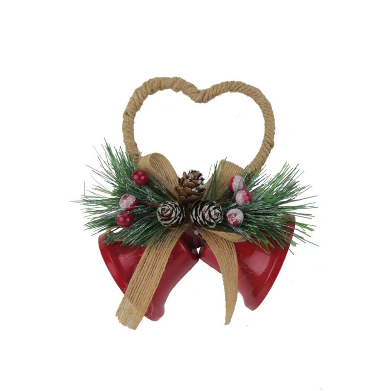 Jingle Bell Christmas Heart Hanger