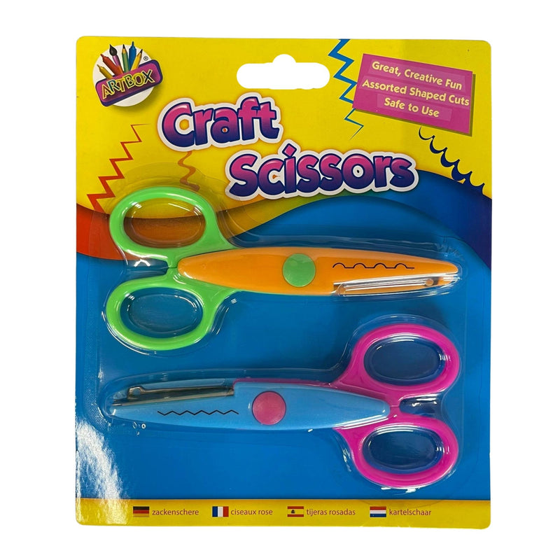 Craft Scissors Blue and Pink