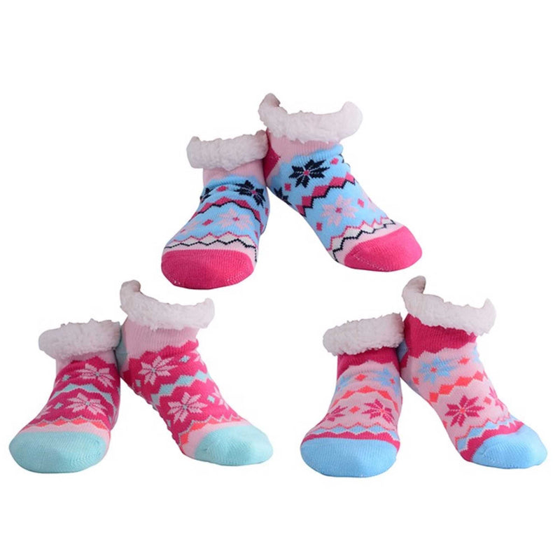 Nuzzles Ladies Shortz Fleece Lined Socks