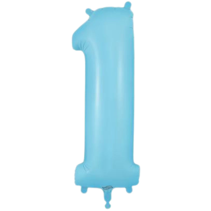 Giant Foil Number Balloon 34" Blue