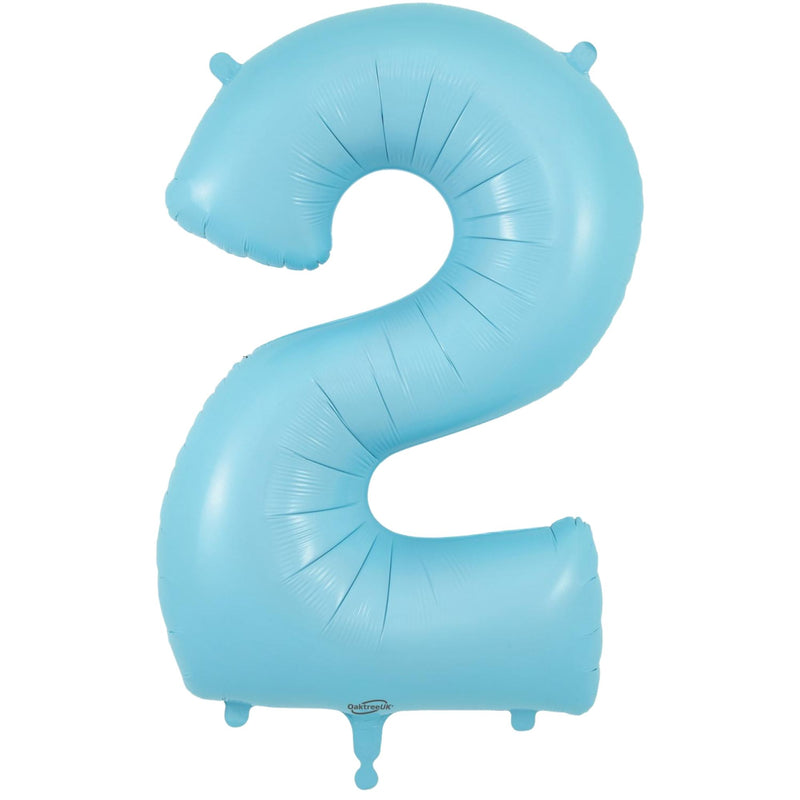 Giant Foil Number Balloon 34" Blue