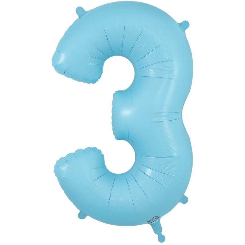 Giant Foil Number Balloon 34" Blue