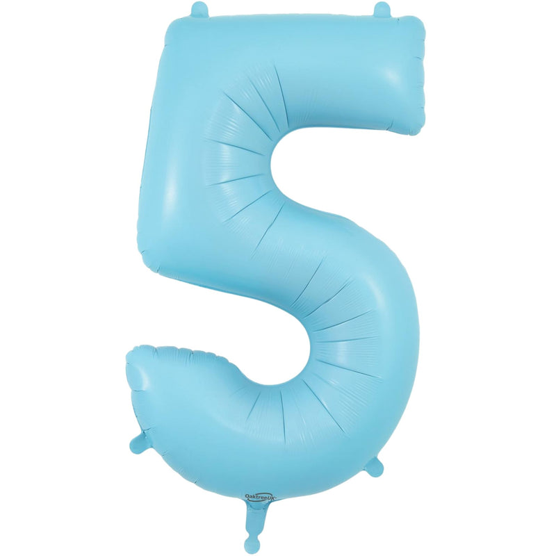 Giant Foil Number Balloon 34" Blue