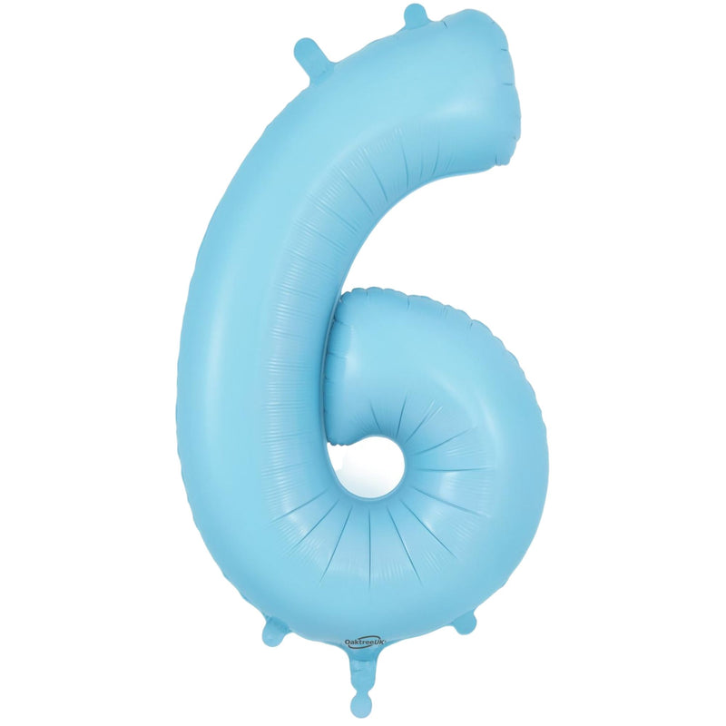 Giant Foil Number Balloon 34" Blue