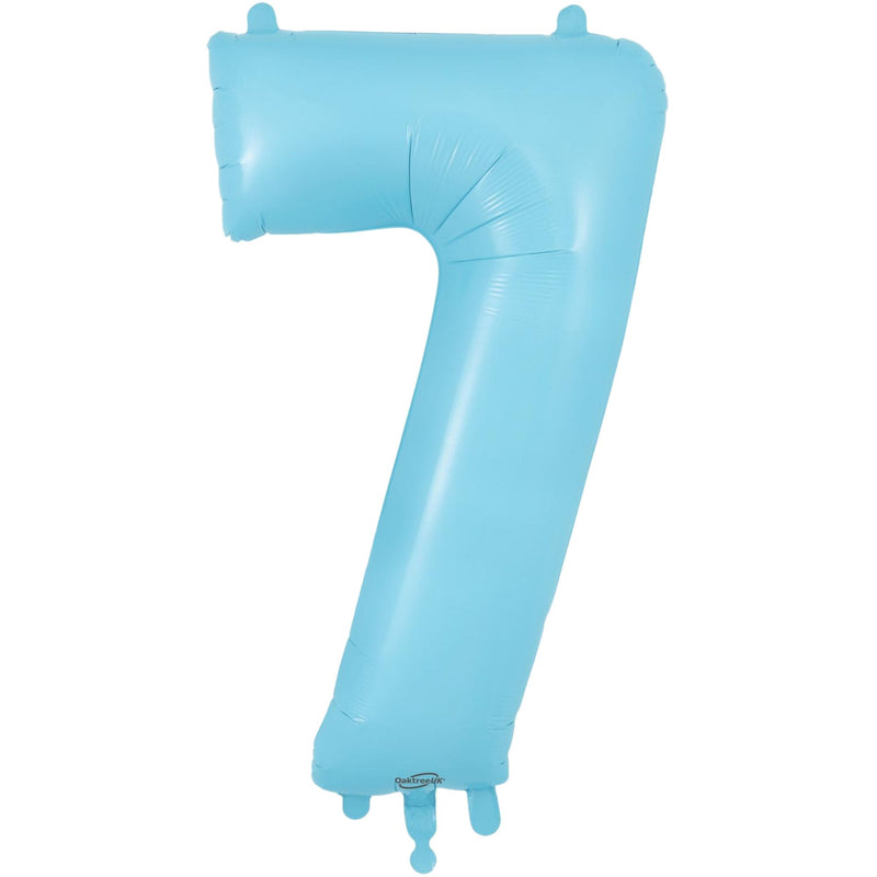 Giant Foil Number Balloon 34" Blue