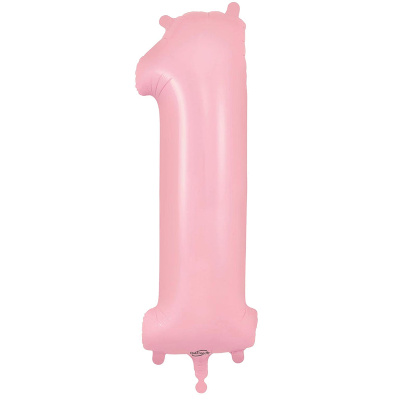 Giant Foil Number Balloon 34" Pink