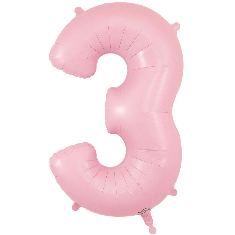 Giant Foil Number Balloon 34" Pink
