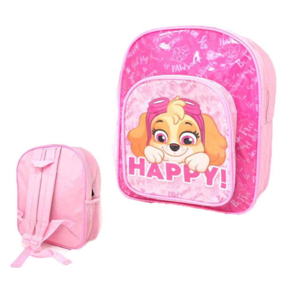 Paw Patrol Skye Kinder-Rucksack | Lila Design, Gepolsterte Träger | Mit Hauptfach & Seitentasche