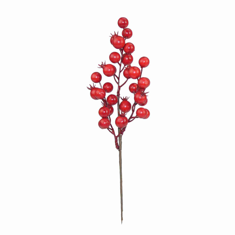 Red Berry Christmas Tree Pick 30cm