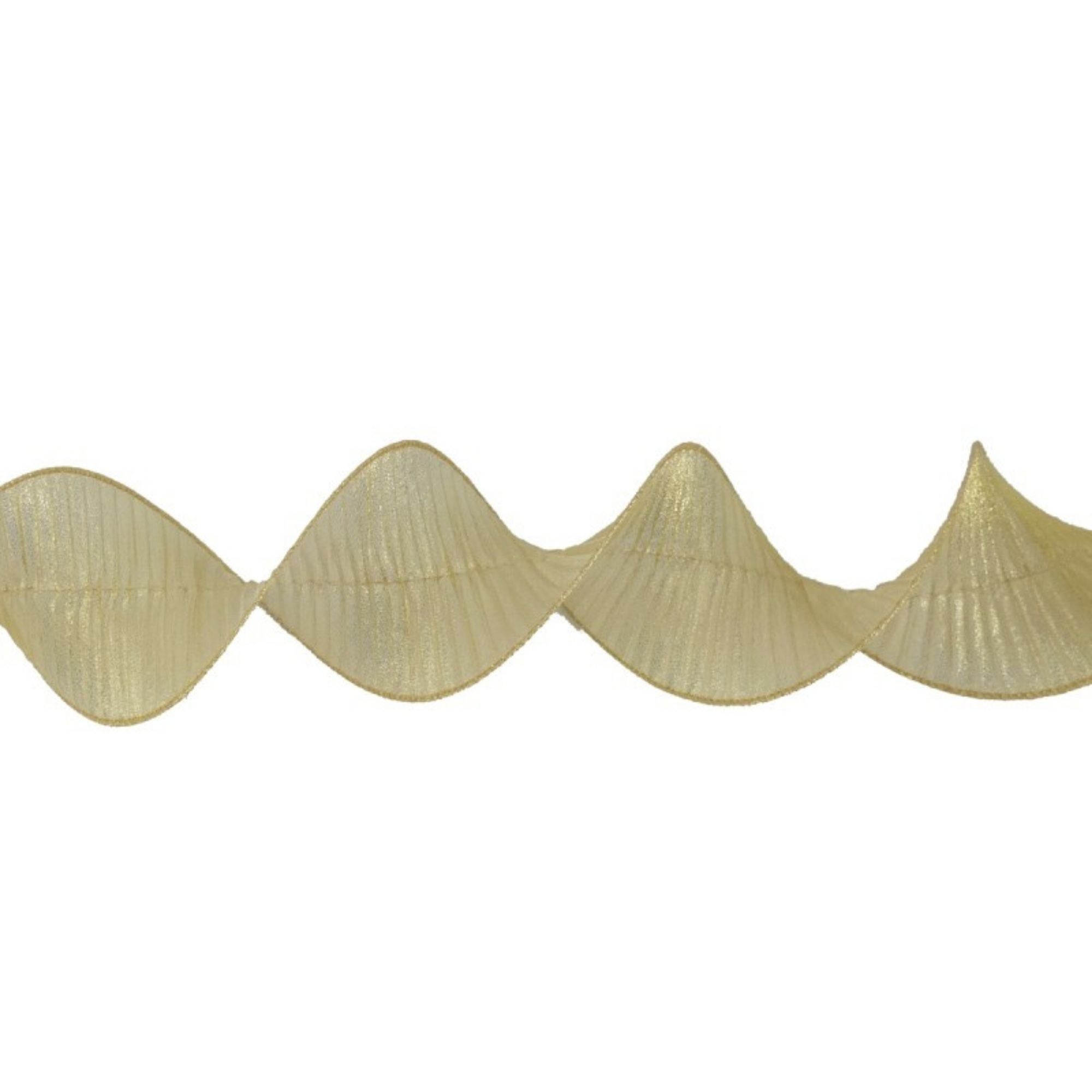 Gold Ruffle Ribbon | Christmas Ribbon & Wreath Making Supplies – The ...