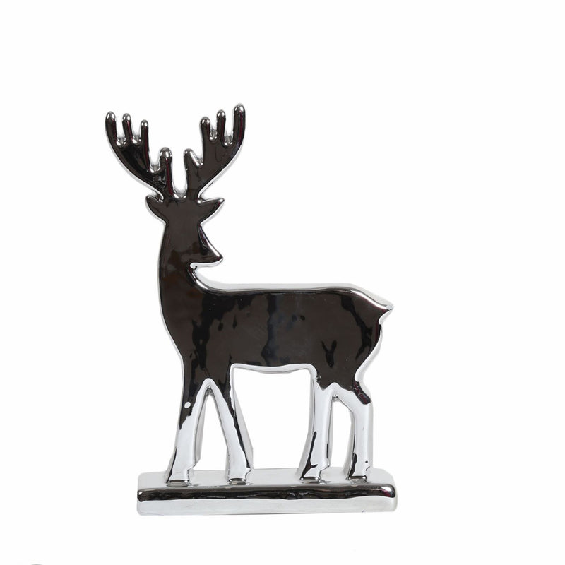 Silver Reindeer 21cm