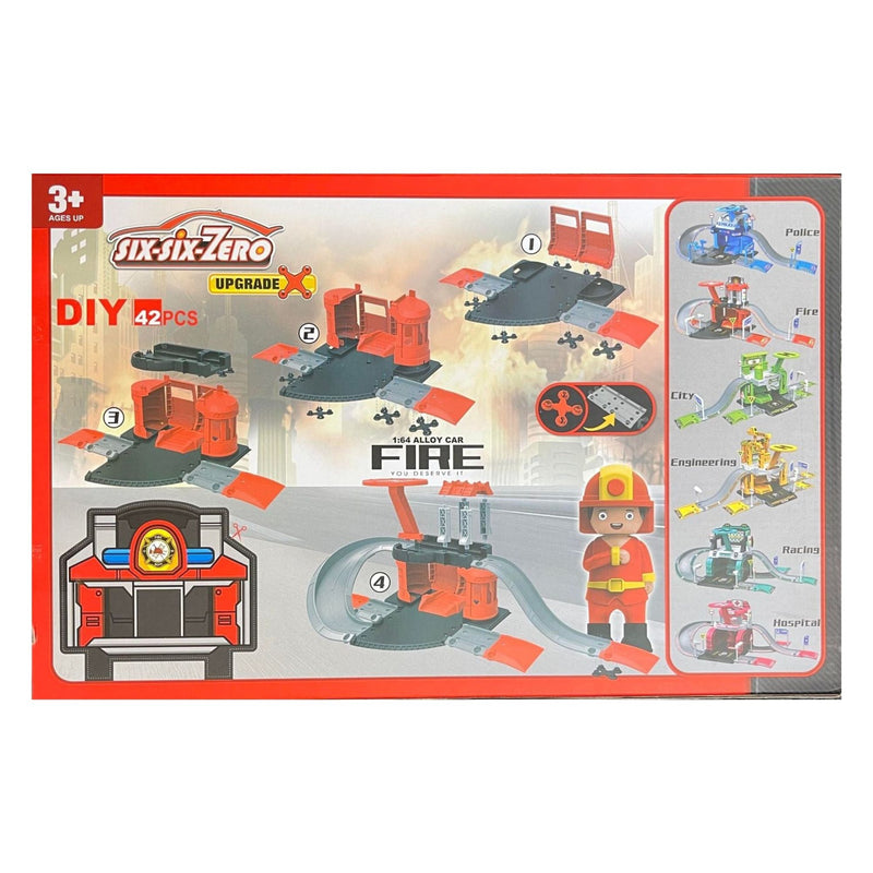 Six-Six-Zero Fire Station 44 Piece Playset