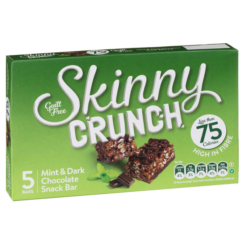 Skinny Crunch Mint and Dark Chocolate Snack Bars