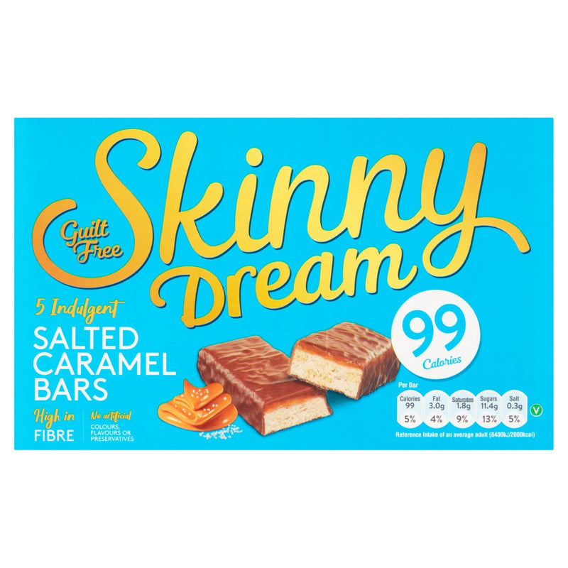 Skinny Dream Salted Caramel Snack Bars