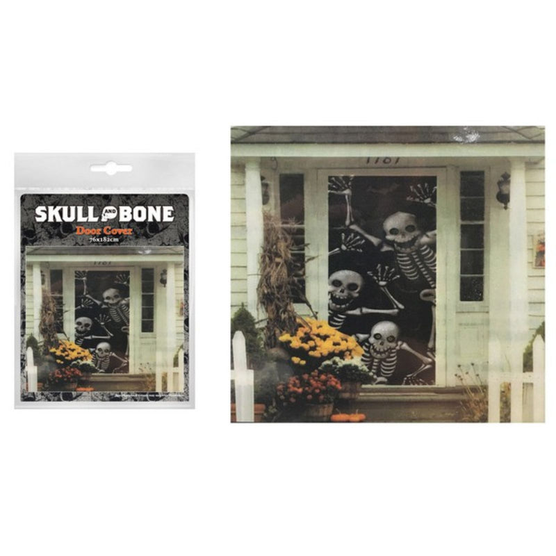 Skeleton Family Door Cover