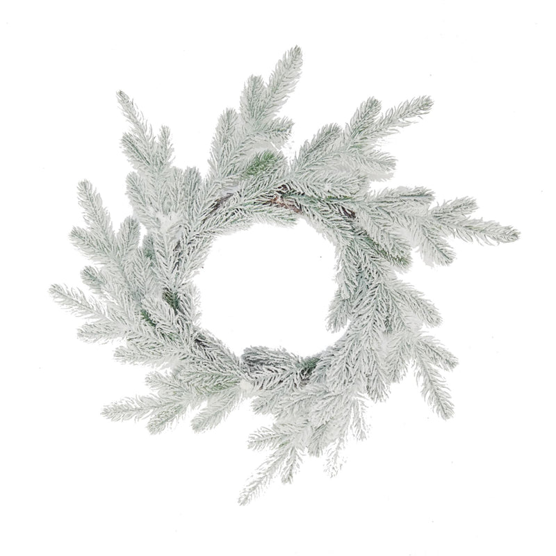 Snowy Fir Wreath 50cm