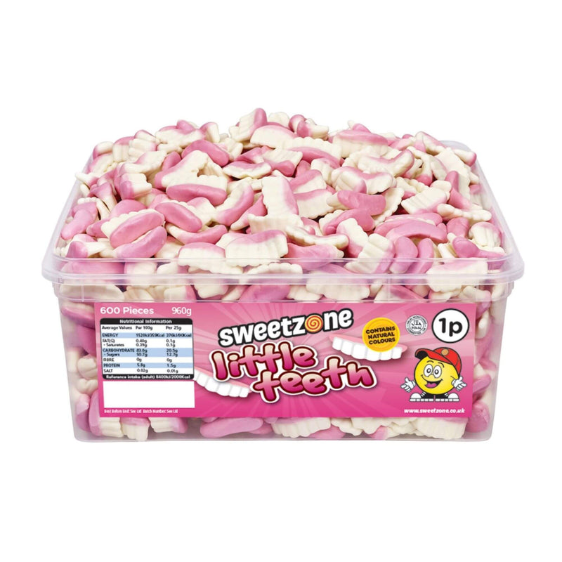 Sweetzone Little Teeth Sweets Bulk Buy Tub