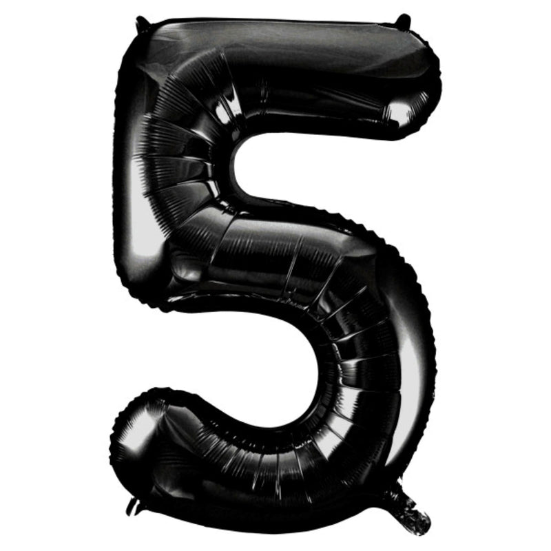 Giant Foil Number Balloon 34" Black