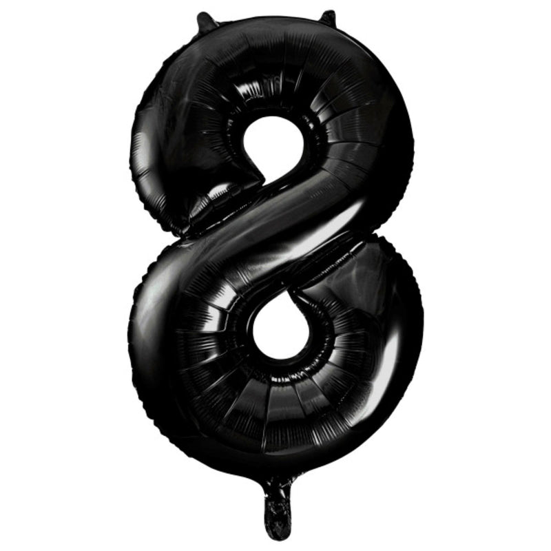 Giant Foil Number Balloon 34" Black