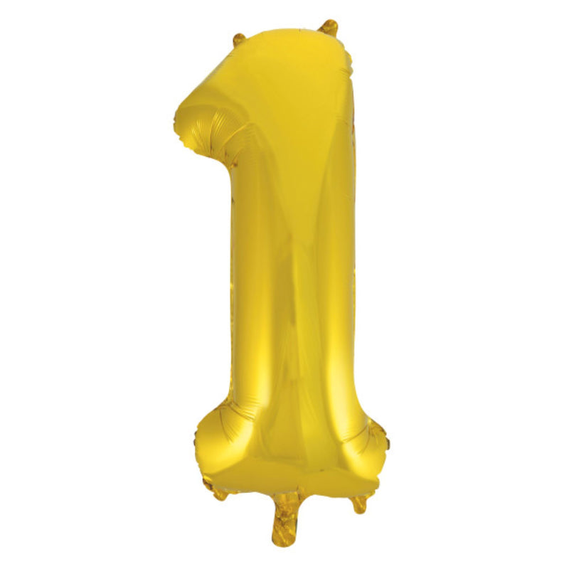 Giant Foil Number Balloon 34" Gold