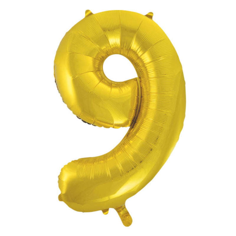 Giant Foil Number Balloon 34" Gold