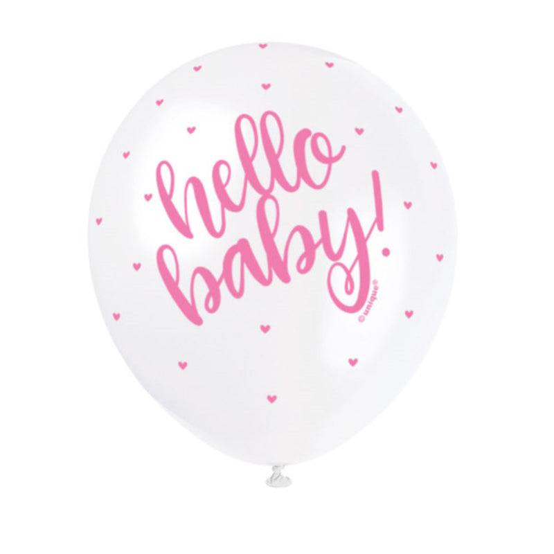 Hello Baby! Girl Balloons