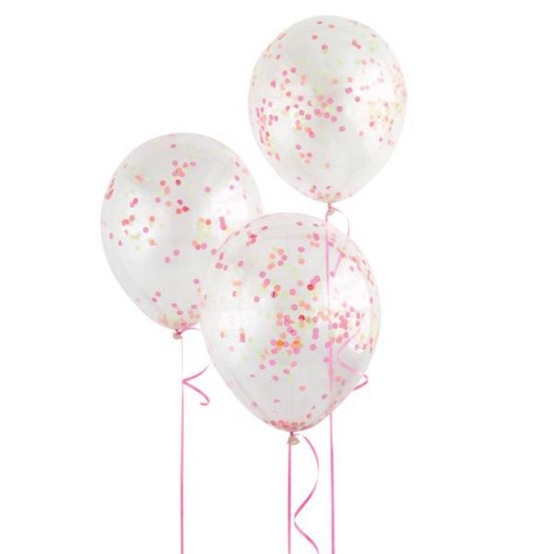 Multi-Coloured Confetti Balloons