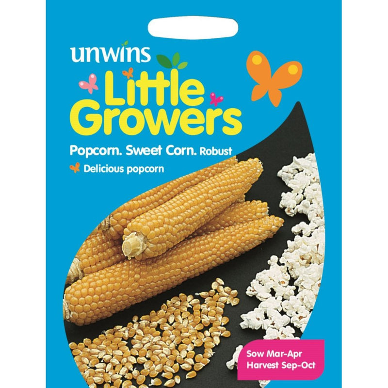 Unwins Little Growers Popcorn Sweetcorn Seeds
