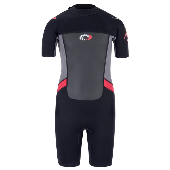 Osprey Kids Half Length Black, Grey and Red Wetsuit 3mm – The 